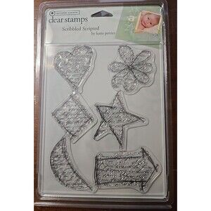 Autumn Leaves  Clear Stamps 'Scribbled Scripted' by Katie Pertiet NEW